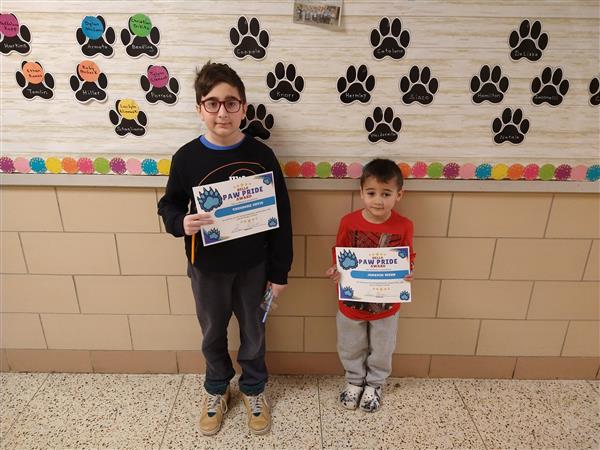  Astounding January Paw Pride Students!